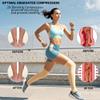 20-30 mmHg Compression Stockings for Women & Men, Thigh High Compression Socks Open Toe, Silicone Dot Band (Nude, 2X-Large) view 2