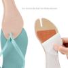 2 Pairs Flip Flop Insoles Flip Flop Cushion Insoles Soft Shockproof Adhesive Flip Flop Pads for Flat Sandals High Heels (S) view 3