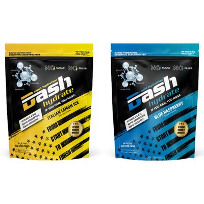 Rapid Hydration Electrolyte Drink Mix Packets | Rapid Absorption & Recovery with No Sugar | Variety Pack | 32 ct (16-Italian Lemon Ice and 16-Blue Raspberry)
