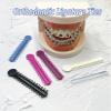 1040 pcs Orthodontic Ligature Ties Braces Rubber Bands O-Ring, Multicolor view 4