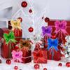 20 PCS Pull Bows Gold Christmas Bows for Gift Wrapping 6 Inches Organza Ribbon Bows Large Christmas Gift Bows for Gift Wrapping Christmas Wedding Birthday Party Flower Baskets Present Decorations view 2