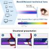 REAVEE 3 Pack Oprah Style Oversized Reading Glasses for Women Men, Blue Light Blocking Computer Thick Frame stylish Square Readers with Spring Hinge((Black/Red/Brown, 1.75) view 3