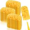30-Piece Replacement Dust Collector with 1 Handle, Odorless Dust Collector Kit, Replacement Multi-Surface Dust Collector for Cleaning, Disposable Static Microfiber Dust Collector. (Yellow) view 1