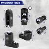 WORKPRO 6PCS O2 Oxygen Sensor Socket, Automotive 3/8" 1/2" Drive x 1-1/16" 7/8" 27mm 22mm O2 Sensor Socket Removal Tool and Thread Chaser Set, for Oil Pressure Vacuum Thermal Oxygen Sensors view 2