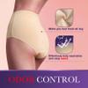 Women Leak Proof Incontinence Underwear Washable Absorbency Protective Postpartum Panties 2.0 OZ Bladder Control 3 Pack (3 Beige, M) view 4