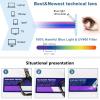 REAVEE 3 Pack Oprah Style Oversized Reading Glasses for Women Men, Blue Light Blocking Computer Thick Frame stylish Square Readers with Spring Hinge((Black/Grey Tortoise/Clear Tortoise, 1.75) view 3