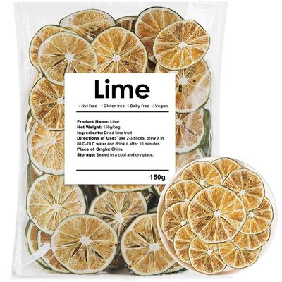Dehydrated Dry Lime For Cocktails, Dried Lime Slices5.3oz/150g, 100% Natural & No Additives, No Sugar Added (5.3 oz)
