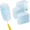 30-Piece Replacement Dust Collector with 1 Handle, Odorless Dust Collector Kit, Replacement Multi-Surface Dust Collector for Cleaning, Disposable Static Microfiber Dust Collector. (Blue) view 1