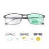 PEEPAI Photochromic Bifocal Reading Glasses for Men Women UV Sun Readers Outdoor Sunglasses Computer Anti Blue Light Eyeglasses 3.0 view 1