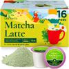 Gya Tea Co Matcha Latte Green Tea Gift Set (16 ct) - High Caffeine Energy Tea Pod for Morning Refresh - Te Matcha Lovers Get Well Gifts view 1