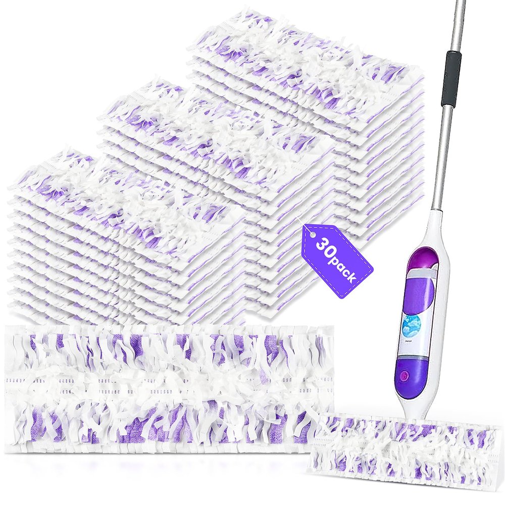 30 Pack Power Mop Pad Refills for Swiffer PowerMop Multi-Surface Mop, Powermop Multi-Surface Mop Pad Replacement Kit