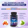 15-in-1 Melatonin Sleep Capsules - Natural Sleep Aids for Adults with Melatonin 5mg and Magnesium Glycinate, Support Sleep Health, Stress Relief with Ashwagandha, L-Theanine,GABA, 5-HTP - 60 Capsules view 4