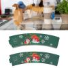 Zoeyilan 50pcs Halloween Coffee Cup Sleeves, 50PCS Coffee Cup Sleeves, Funny Disposable Cup Paper Jacket Coffee Cup Sleeves for Halloween Christmas Chocolate Cold Beverage (Green) view 2