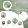115PCS Ball Cake Topper Sticks Mini Balloons for Cake Decorating Supplies Foam Balls Cake decorations for Baby Shower Cake Birthday Cake Toppers Decorations (Green, KhakiBeige) view 3
