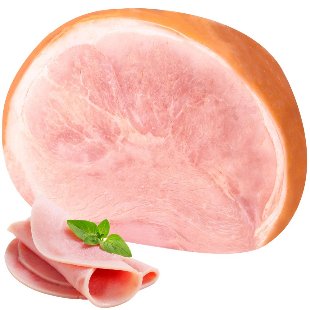 Cooked Ham (10 lbs approx.) - Half Cut Italian Prosciutto Cotto MARTELLI, Slow-Cooked for Delicate Flavor, Gluten-Free and Dairy-Free - Product of Italy