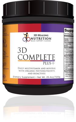 3D Complete: All-in-One, Multi-Nutrient, Fruits and Vegetable, Greens, Superfoods, Organic Natural Nutrition Powder