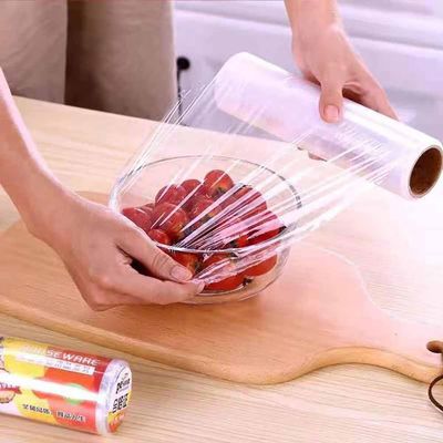 Kitchen Plastic Wrap, Fresh Keeping Bag Cling Wrap Plastic Food Wrap with Slide Cutter Plastic Wrap Stretch Plastic Wrap Bowl Covers, Cling Film (Clear,12X12 inch 1000 Pieces)