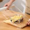 Kitchen Plastic Wrap, Fresh Keeping Bag Cling Wrap Plastic Food Wrap with Slide Cutter Plastic Wrap Stretch Plastic Wrap Bowl Covers, Cling Film (Clear,12X12 inch 2400 Pieces) view 1