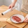 Kitchen Plastic Wrap, Fresh Keeping Bag Cling Wrap Plastic Food Wrap with Slide Cutter Plastic Wrap Stretch Plastic Wrap Bowl Covers, Cling Film (Clear,12X12 inch 400 Pieces) view 2