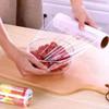 Kitchen Plastic Wrap, Fresh Keeping Bag Cling Wrap Plastic Food Wrap with Slide Cutter Plastic Wrap Stretch Plastic Wrap Bowl Covers, Cling Film (Clear,12X12 inch 1600 Pieces) view 1