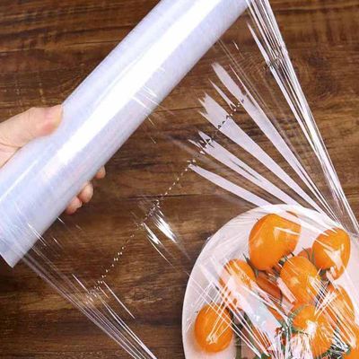 Kitchen Plastic Wrap, Fresh Keeping Bag Cling Wrap Plastic Food Wrap with Slide Cutter Plastic Wrap Stretch Plastic Wrap Bowl Covers, Cling Film (Clear,12X12 inch 1200 Pieces)