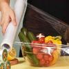 Kitchen Plastic Wrap, Fresh Keeping Bag Cling Wrap Plastic Food Wrap with Slide Cutter Plastic Wrap Stretch Plastic Wrap Bowl Covers, Cling Film (Clear,12X12 inch 2000 Pieces) view 1