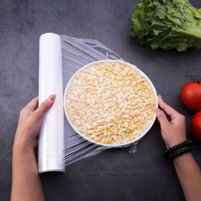 Kitchen Plastic Wrap, Fresh Keeping Bag Cling Wrap Plastic Food Wrap with Slide Cutter Plastic Wrap Stretch Plastic Wrap Bowl Covers, Cling Film (Clear,12X12 inch 1800 Pieces)