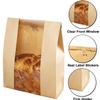 100 Pack Lmoszuak thicker Large Paper Bread Loaf Bags, for Homemade Bread (13.7x8.26x3.54in). with Window Bread bags & 125pcs Sealing Stickers,Suitable for Packaging and Storage of Baked Goods view 3