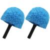 2 Pack Blue Twist-On Cobweb Duster Head Brush - Efficient Indoor & Outdoor Spider Web Cleaning Solution - Fits Standard Acme Threaded Poles - Durable & Versatile Spider Web Corner Cleaner Head Only view 1