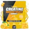 Razuhu Creatine Monohydrate Gummies for Men & Women, 4g of Creatine Monohydrate per Serving for Maximum Power Strength, Performance, Sugar Free, Vegan, Pre-Workout Supplement(120 Count)-Mango view 1