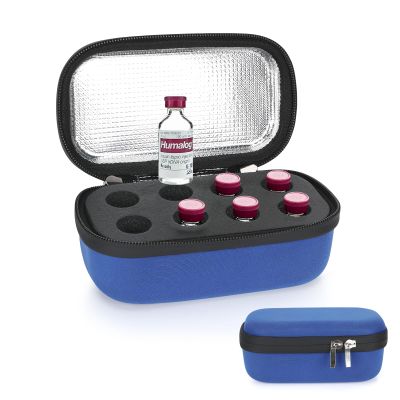 YOUSHARES Insulin Fridge Holder Storage Case Organizer, Insulin Vial Organizer Bag Fits Standard 10ml U-100 Vials, Built-in Aluminium Foil | Safe and Reliable Bottle Protector