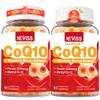 Ultra Absorption CoQ10 Gummies 200mg/400mg, w/ Methyl B12 1000mcg, B6, Rhodiola Rosea & Panax Ginseng, Sugar Free CoQ10 Supplement for Energy Boost, Hear-t Health, Antioxidant & Brain Support, 2 Pack view 1