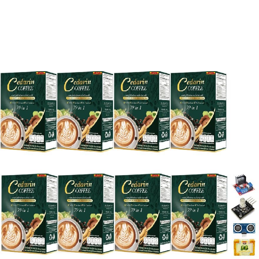 Roasted Arabica Mush Mellow 10 Sachets/Box CedarinCoffee 39in1 Premium Rich Aroma Instant Coffee Powder Set 8 B299 By Thaigiftshop [Get Free Tomato Facial Mask]