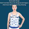 SFKLYU Thoracolumbar Fixed Spinal Brace Spine Decompression Back Brace Adjustable Thoracolumbar Orthosis Support for Neck Back Shoulder Pain Relief,Flesh,M view 3
