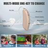 Flaygo Rechargeable Hearing Aids for Seniors' Hearing Loss - Latest 16-Channel Digital OTC Hearing Aid with Intelligent Noise Cancellation, Medical-Grade Materials, Comfortable Wearing,Beige view 4