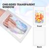 120PCS Smell Proof Mylar Bags,7.8"x11.8" Resealable Bag for Small Business,Holographic Packaging Bags with Clear Window,Foil Pouch Sample Snack Candy Jewelry Bag for Party Favors(White) view 4