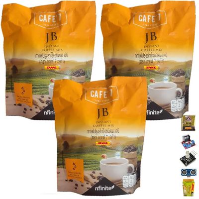 10 Sachets/Box(150g) Delicious Mush Mellow Cafe7JB Coffee Roasted Arabica Coffee Premium quality (of 3) By Beautygoodshop [Get Free For You Beauty Gifts]