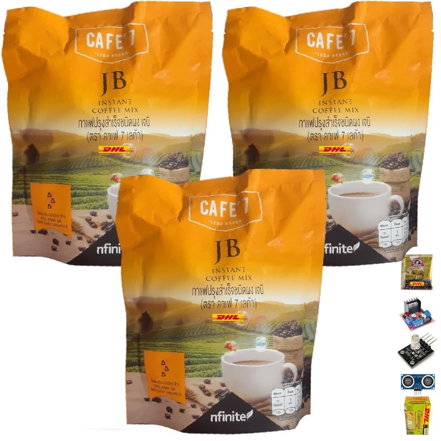 10 Sachets/Box(150g) Delicious Mush Mellow Cafe7JB Coffee Roasted Arabica Coffee Premium quality (of 3) By Beautygoodshop [Get Free For You Beauty Gifts]