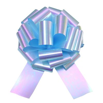 1Pcs Large Gift Bow,14 in Giant Pull Bow Big Blue Bow,Great Gift Bows for appliances,Bikes,Table Decorations and Party Events (Light Blue)