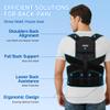 Abismat Posture Corrector for Women and Men, Back Brace Support for Upper and Lower Back Pain Relief, Adjustable for Back straightener, Spine Alignment, Scoliosis, Hunchback, Spine Corrector view 3