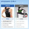 Abismat Posture Corrector for Women and Men, Back Brace Support for Upper and Lower Back Pain Relief, Adjustable for Back straightener, Spine Alignment, Scoliosis, Hunchback, Spine Corrector view 4