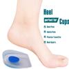 4pack-Gel Heel Cups for Kid's SportTraction Shock Absorbing Lightweight/Kids Heel Cups for Heel Pain Sensitive Heels, Ankle Pain, Plantar Fasciitis, or Heel Spurs (Women 10.5-13.5/Men 8.5-12.5) view 2