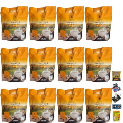 Cafe7JB Coffee Roasted Arabica Coffee Premium quality Delicious Mush Mellow 10 Sachets/Box(150g) Set 12 No0617896555 By Beautygoodshop [Get Free For You Beauty Gifts]