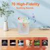 LUXSWAY White Noise Sound Machine with Night Light, 70 Non-looping Sounds, Rechargeable Sleep Sound Machine, Bluetooth Speaker for Party Camping, Sleep Aid for Baby Adults Privacy Nursery & Gifts view 2