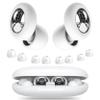 Vosaf Ear Plugs for Sleeping Noise Cancelling, Soft EarPlugs for Concert, 45dB Reusable Ear Plugs for Noise Reduction with 8 Ear Tips, Comfortable Silicone Earplugs for Sleep, Work, Travel (White) view 1