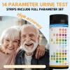 14-URS Reagent Test Strips [120 ct] for Urinalysis and Detection of UTI, LEK, Pro, Ket and More, Comprehensive Test - for Men & Women at Home Use with Reliable Results in 60 sec. view 2