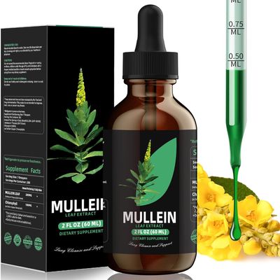 YUMOYI Chlorophyll&Mullein Drops for Lungs - Support Lung Cleanse & Respiratory Function for Healthy Breathing - Natural Supplement, Tincture Drops | Non-GMO, Vegetarian | 1 Month Supply