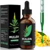 YUMOYI Chlorophyll&Mullein Drops for Lungs - Support Lung Cleanse & Respiratory Function for Healthy Breathing - Natural Supplement, Tincture Drops | Non-GMO, Vegetarian | 1 Month Supply view 1