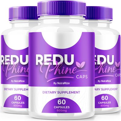 (3 Pack) ReduPhine Capsules, Premium Redu Phine Supplement, All Natural Keto Support to Achieve Health and Fitness Goals, Ketos Pastillas Official Reviews (180 Capsules)