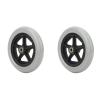 RYGVPR 7 Inch Rubber Front Wheels for Wheelchairs, for Disabled Elderly Wheelchair Accessory Load 120kg view 1